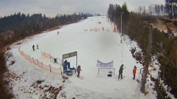 Kamera u nástupu na vlek svah A