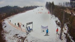 Kamera u nástupu na vlek svah A