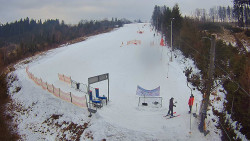 Kamera u nástupu na vlek svah A