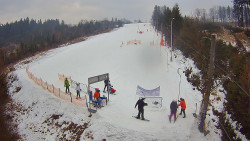 Kamera u nástupu na vlek svah A