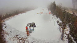 Kamera u nástupu na vlek svah A