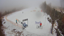 Kamera u nástupu na vlek svah A