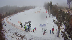 Kamera u nástupu na vlek svah A