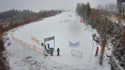 Kamera u nástupu na vlek svah A