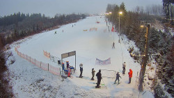 Kamera u nástupu na vlek svah A