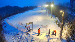 Kamera u nástupu na vlek svah A