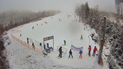 Kamera u nástupu na vlek svah A