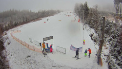 Kamera u nástupu na vlek svah A