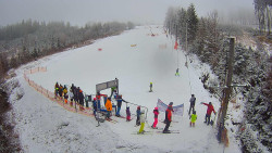 Kamera u nástupu na vlek svah A