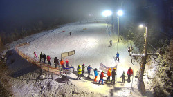 Kamera u nástupu na vlek svah A