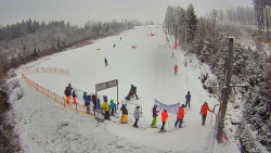 Kamera u nástupu na vlek svah A