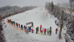 Kamera u nástupu na vlek svah A