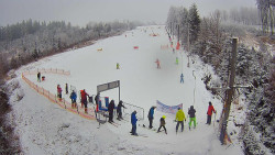 Kamera u nástupu na vlek svah A