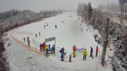 Kamera u nástupu na vlek svah A