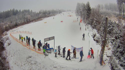 Kamera u nástupu na vlek svah A