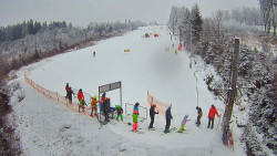 Kamera u nástupu na vlek svah A