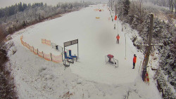 Kamera u nástupu na vlek svah A