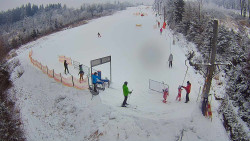 Kamera u nástupu na vlek svah A