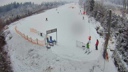 Kamera u nástupu na vlek svah A