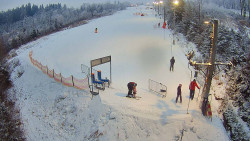 Kamera u nástupu na vlek svah A