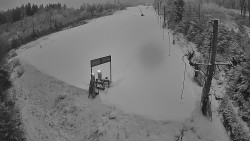 Kamera u nástupu na vlek svah A