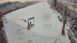 Kamera u nástupu na vlek svah A