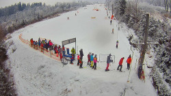 Kamera u nástupu na vlek svah A