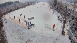 Kamera u nástupu na vlek svah A