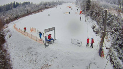 Kamera u nástupu na vlek svah A