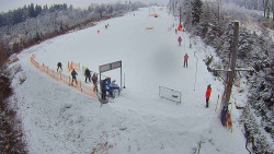 Kamera u nástupu na vlek svah A