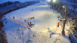 Kamera u nástupu na vlek svah A