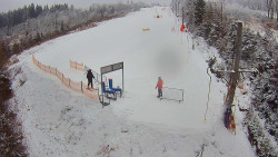 Kamera u nástupu na vlek svah A