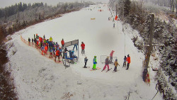 Kamera u nástupu na vlek svah A