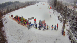 Kamera u nástupu na vlek svah A