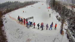 Kamera u nástupu na vlek svah A