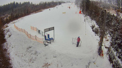 Kamera u nástupu na vlek svah A