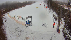 Kamera u nástupu na vlek svah A