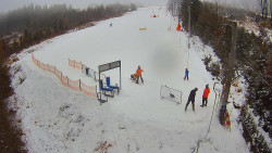 Kamera u nástupu na vlek svah A