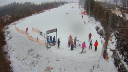 Kamera u nástupu na vlek svah A