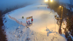 Kamera u nástupu na vlek svah A