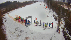 Kamera u nástupu na vlek svah A