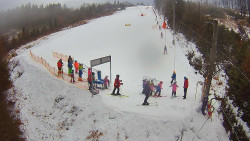 Kamera u nástupu na vlek svah A