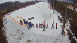 Kamera u nástupu na vlek svah A