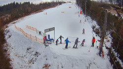 Kamera u nástupu na vlek svah A