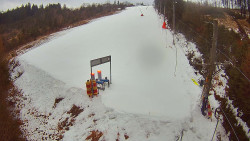 Kamera u nástupu na vlek svah A