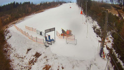 Kamera u nástupu na vlek svah A