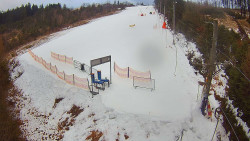 Kamera u nástupu na vlek svah A