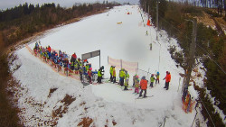 Kamera u nástupu na vlek svah A