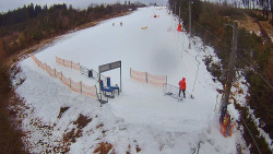 Kamera u nástupu na vlek svah A