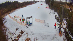 Kamera u nástupu na vlek svah A